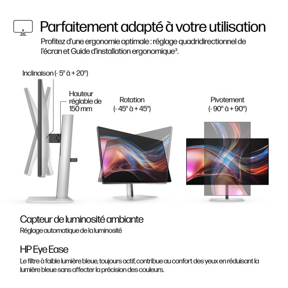 Écran QHD Thunderbolt 4 HP Series 7 Pro 27 pouces - 727pu