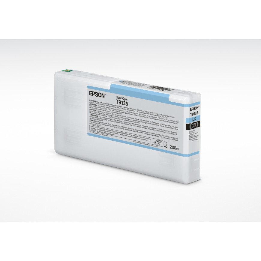 Cartouche d'encre Epson T9135 – Light Cyan (200ml) (C13T913500)