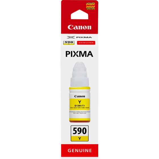 Bouteille d'encre jaune Canon GI-590
