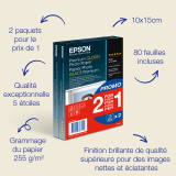 Epson Premium Glossy Photo Paper – Papier photo brillant 255 g/m² (C13S042167)