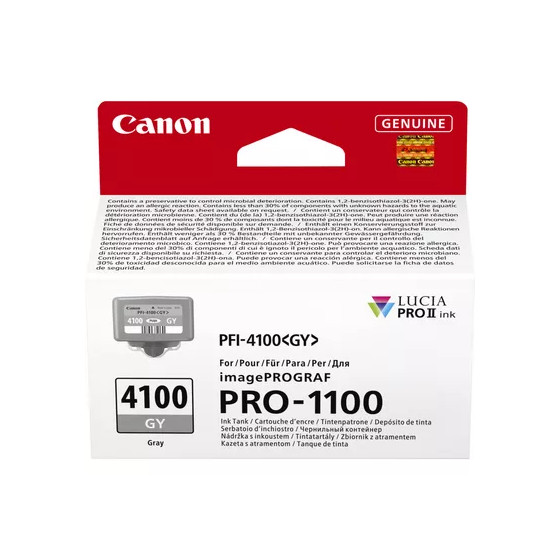 Cartouche d'encre grise Canon PFI-4100GY