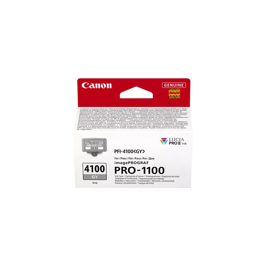 Cartouche d'encre grise Canon PFI-4100GY