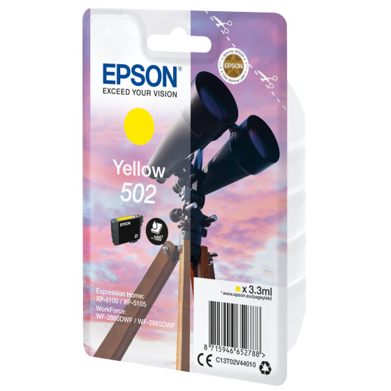 Epson 502 – Encre jaune de haute capacité (C13T02V44010)