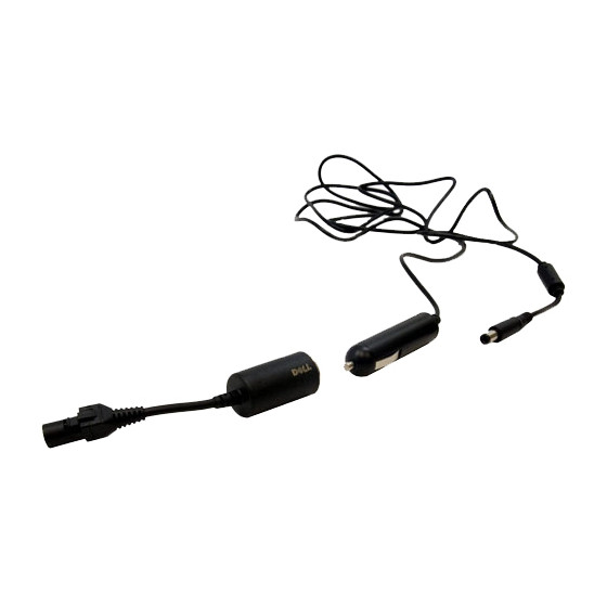 Adaptateur secteur CC 90 W pour ordinateur portable Dell, voiture et avion - 7.4mm