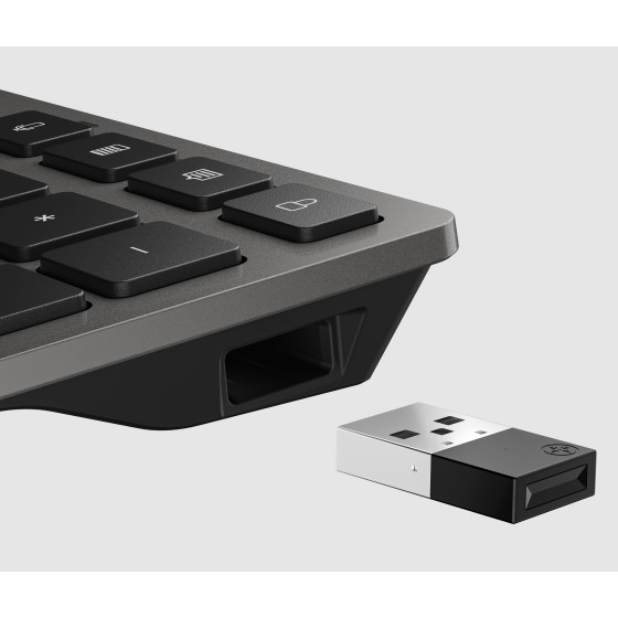 Clavier sans fil rechargeable multi-appareil HP 725