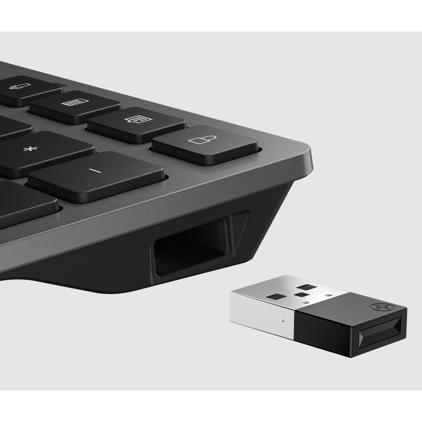 Clavier sans fil rechargeable multi-appareil HP 725