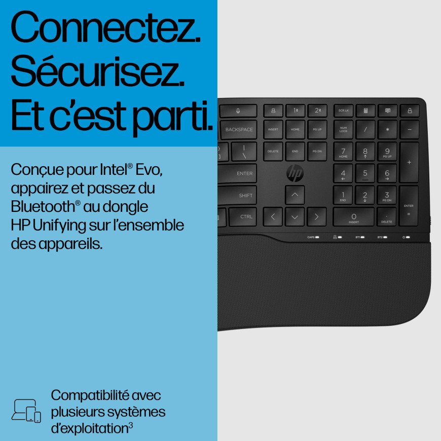 Clavier HP 685 Comfort Dual-Mode