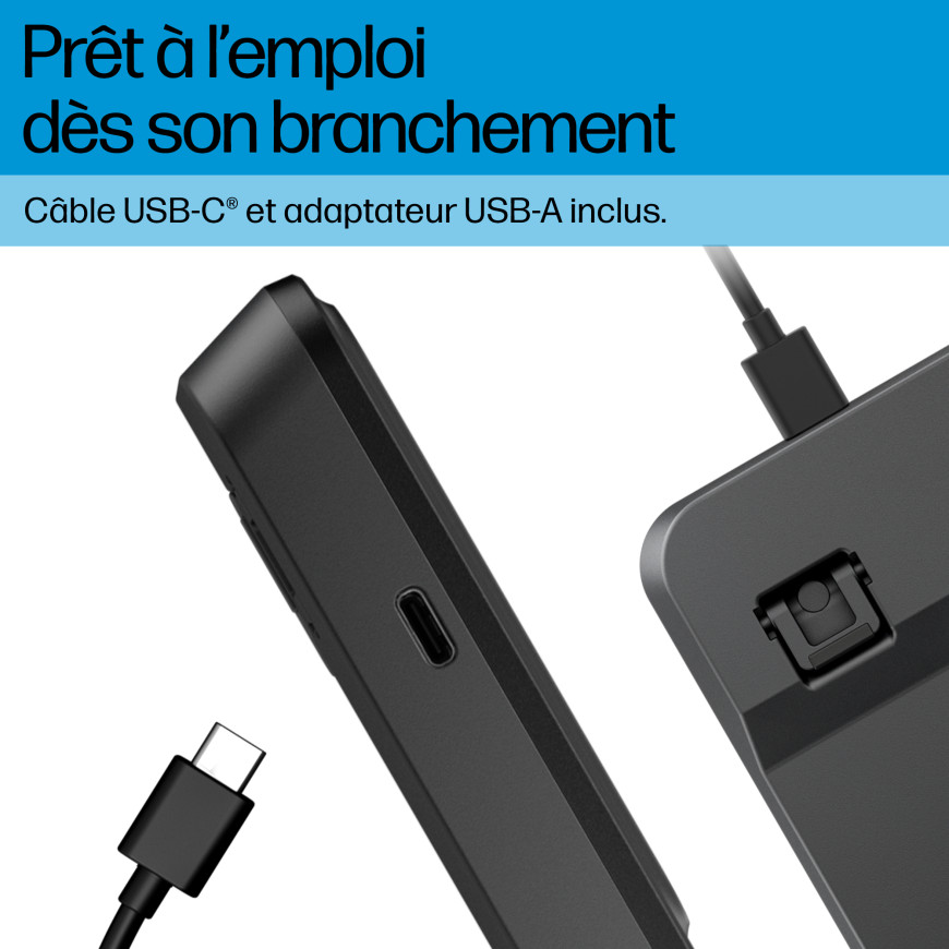 Clavier filaire rétroéclairé multi-appareil HP 405