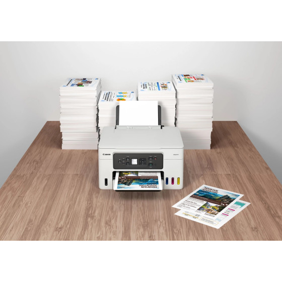 Imprimante jet d'encre MegaTank 3-en-1 rechargeable sans fil Canon MAXIFY GX3050