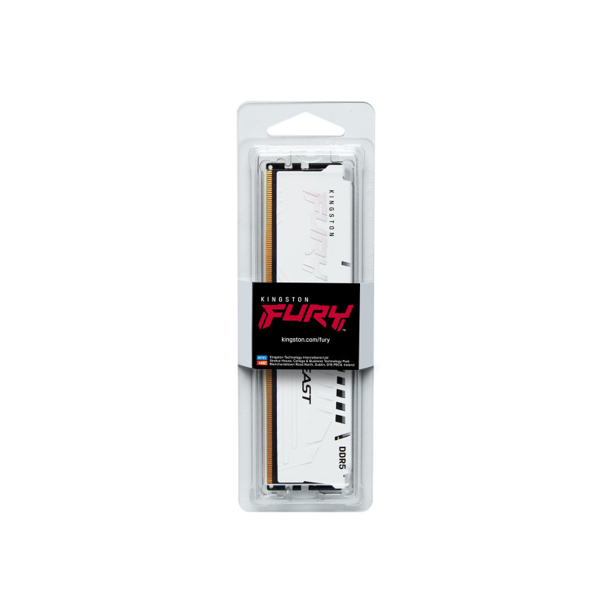 Kingston FURY Beast 16 Go DDR5 6400 MHz CL32 - Blanc