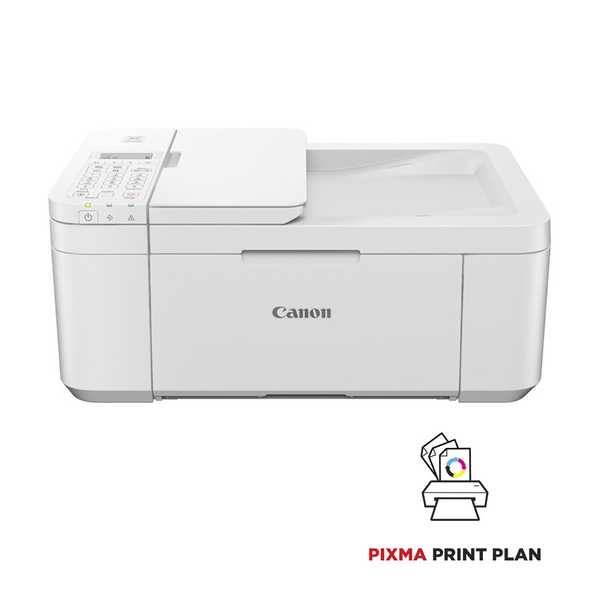 Imprimante photo jet d'encre couleur multifonctions sans fil Canon PIXMA TR4751i, blanche