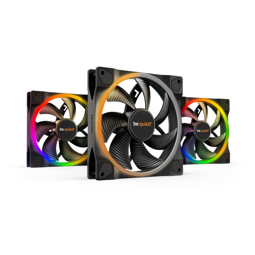 be quiet! Light Wings 140 mm PWM ARGB Triple Pack