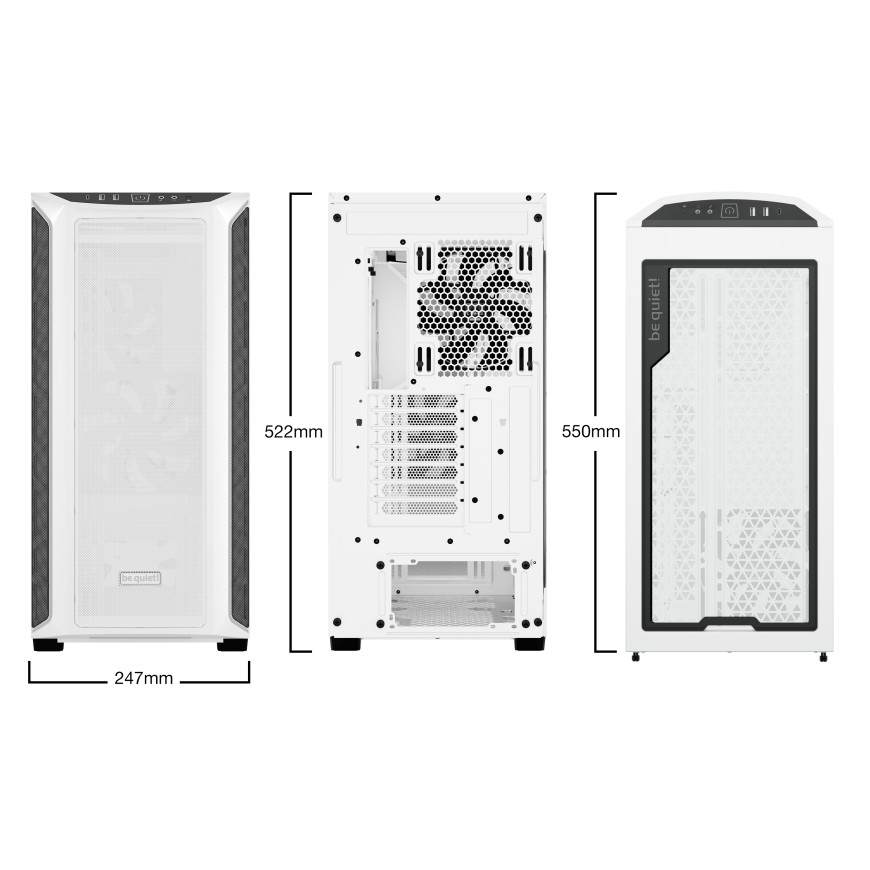 be quiet! Shadow Base 800 DX - Blanc