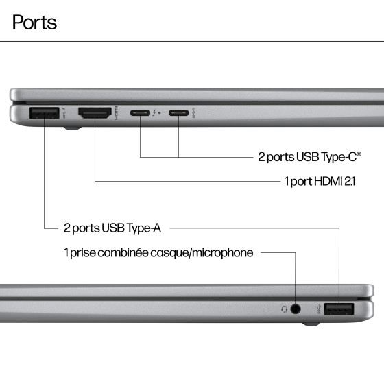 PC portable 2 en 1 HP Envy x360 14-fc0009nf - Ecran tactile OLED 120 Hz