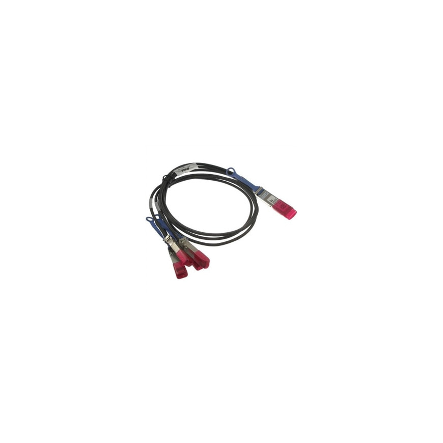 Dell réseau câble, 100GbE QSFP28 à 4xSFP28 Passif Direct Raccordement Breakout câble - 3 Metres