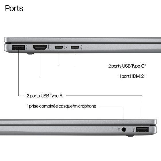 PC portable 2 en 1 HP Envy x360 14-fa0000nf - Écran tactile OLED