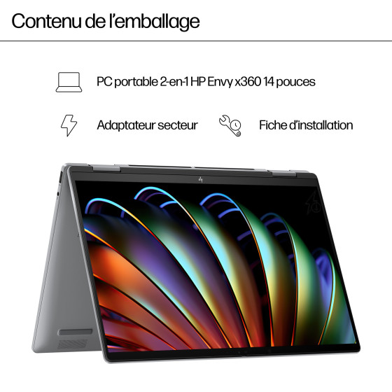 PC portable 2 en 1 HP Envy x360 14-fa0000nf - Écran tactile OLED