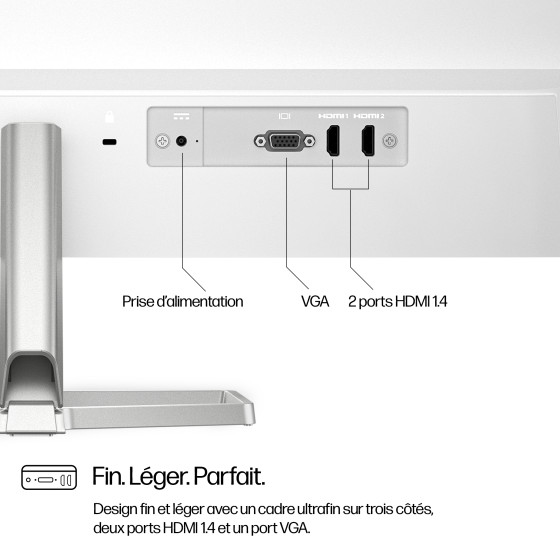Écran HP Series 5 527sw 27" FHD - Blanc
