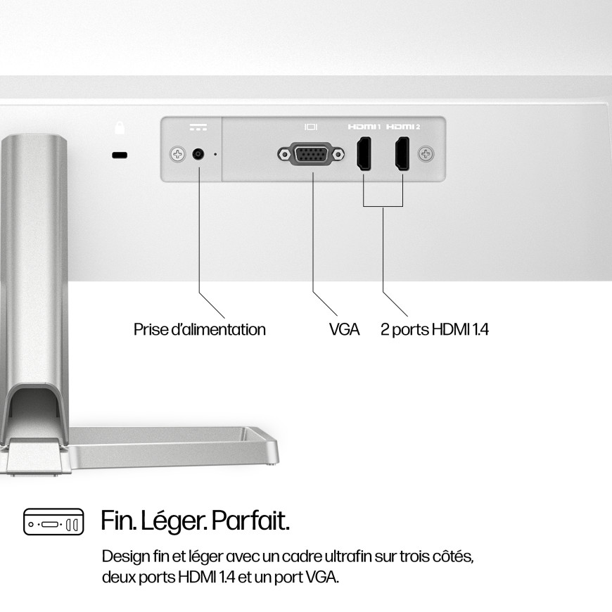 Écran HP Series 5 527sw 27" FHD - Blanc