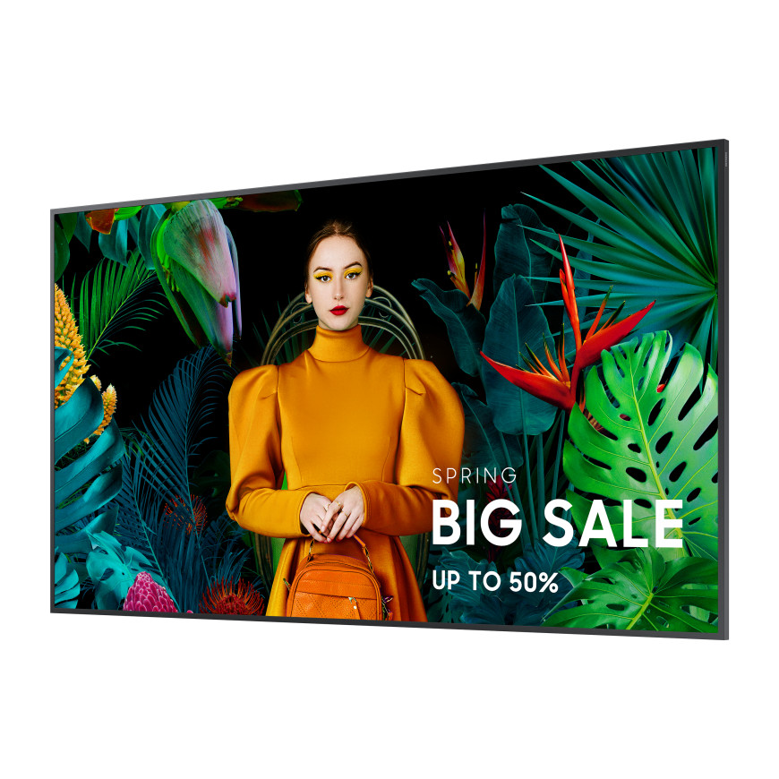 Écran d'affichage Samsung intérieur QBC 85'' Crystal UHD 4K (LH85QBCEBGCXEN)