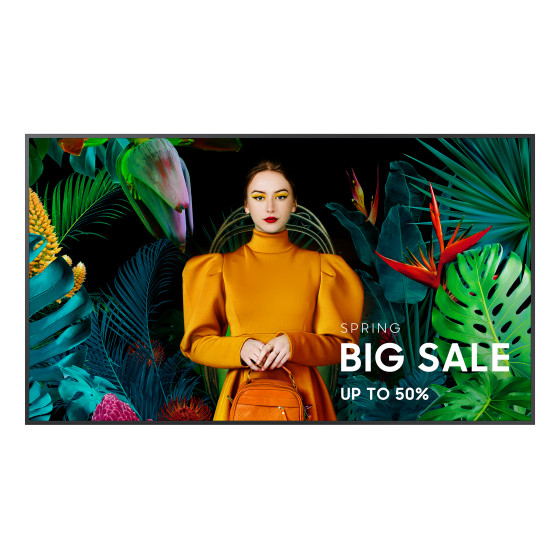 Écran d'affichage Samsung intérieur QBC 85'' Crystal UHD 4K (LH85QBCEBGCXEN)
