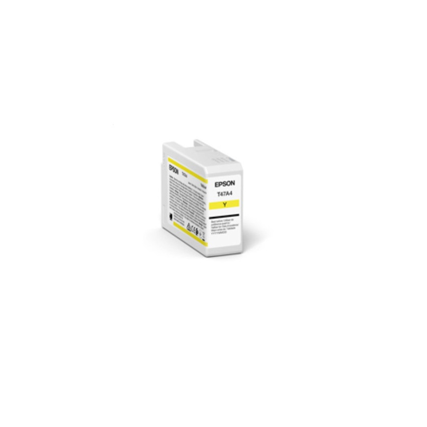 Cartouche d'encre Epson T47A4 – jaune UltraChrome Pro 10 50ml (C13T47A400)