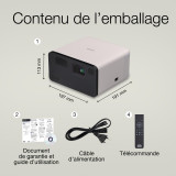 Epson EF-21G – Mini projecteur laser intelligent (V11HB35340)
