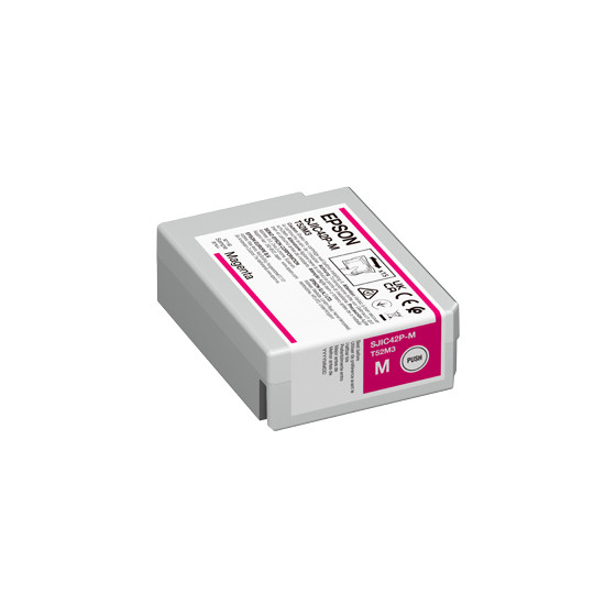 Cartouche d'encre Epson SJIC42P-M – Magenta pour ColorWorks C4000e (C13T52M340)