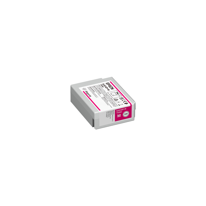 Cartouche d'encre Epson SJIC42P-M – Magenta pour ColorWorks C4000e (C13T52M340)
