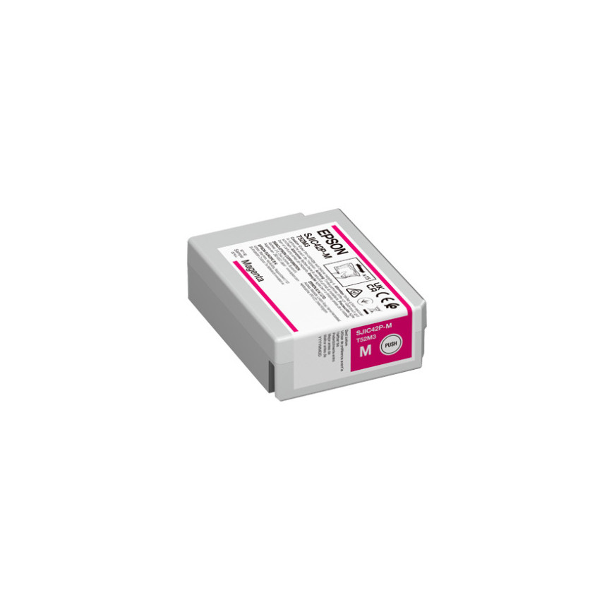 Cartouche d'encre Epson SJIC42P-M – Magenta pour ColorWorks C4000e (C13T52M340)