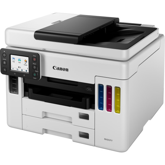 Imprimante jet d'encre MegaTank multifonction rechargeable couleur sans fil Canon MAXIFY GX7050