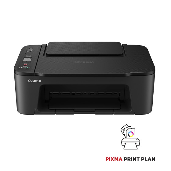 Imprimante photo jet d'encre couleur 3-en1 sans fil Canon PIXMA TS3550i, noire