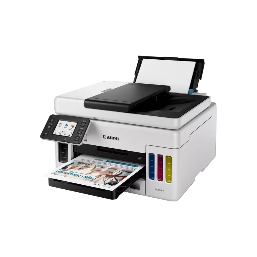 Imprimante jet d'encre MegaTank rechargeable 3-en-1 avec connexion sans fil Canon MAXIFY GX6050