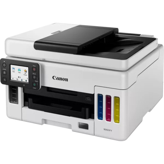 Imprimante jet d'encre MegaTank rechargeable 3-en-1 avec connexion sans fil Canon MAXIFY GX6050