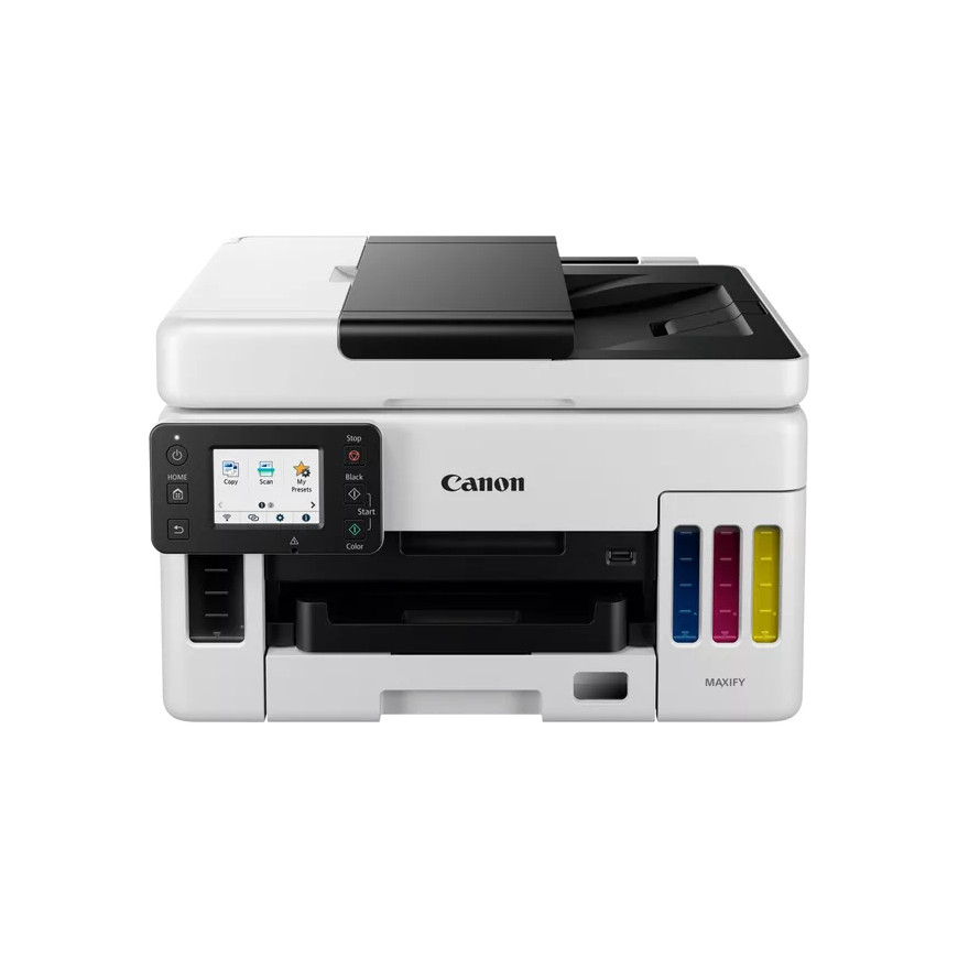 Imprimante jet d'encre MegaTank rechargeable 3-en-1 avec connexion sans fil Canon MAXIFY GX6050
