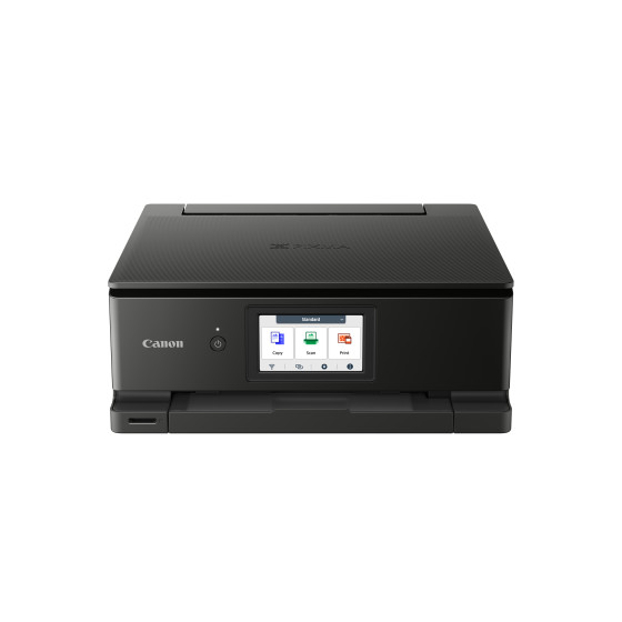 Imprimante photo jet d'encre couleur multifonction Wi-Fi Canon PIXMA TS8750, noire