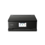 Imprimante photo jet d'encre couleur multifonction Wi-Fi Canon PIXMA TS8750, noire