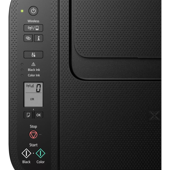 Imprimante photo jet d'encre couleur 3-en1 sans fil Canon PIXMA TS3550i, noire