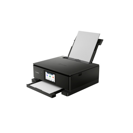 Imprimante photo jet d'encre couleur multifonction Wi-Fi Canon PIXMA TS8750, noire