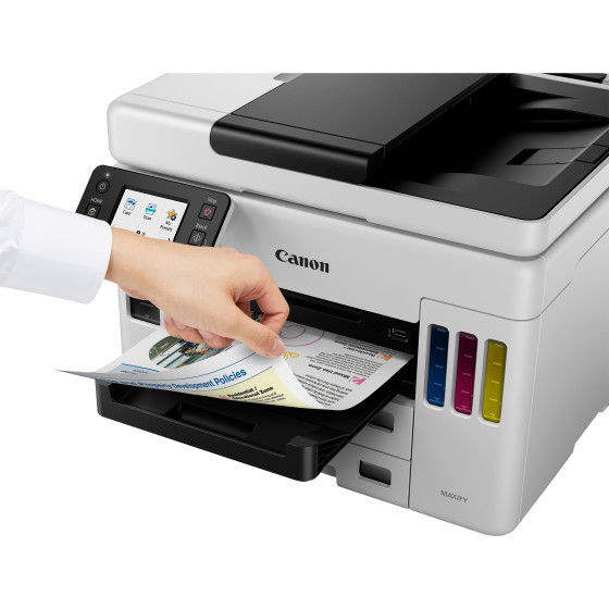 Imprimante jet d'encre MegaTank multifonction rechargeable couleur sans fil Canon MAXIFY GX7050