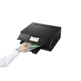 Imprimante photo jet d'encre couleur multifonction Wi-Fi Canon PIXMA TS8750, noire