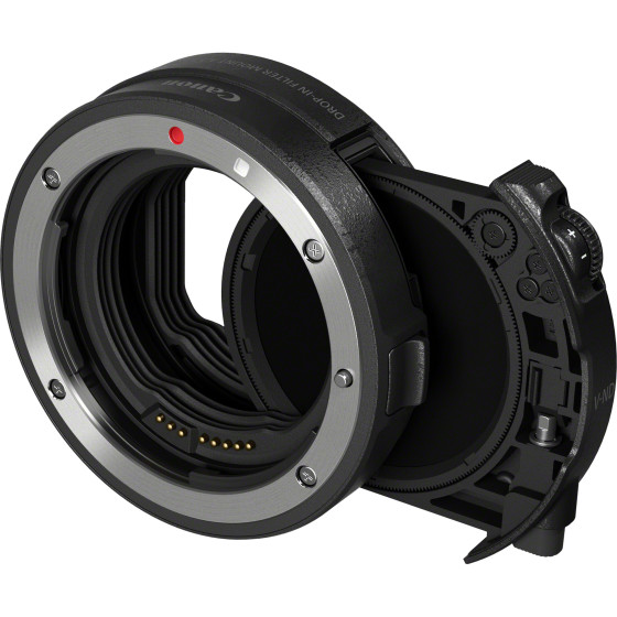 Bague d'adaptation monture avec filtre insérable EF-EOS R avec filtre A variable insérable neutre (ND)
