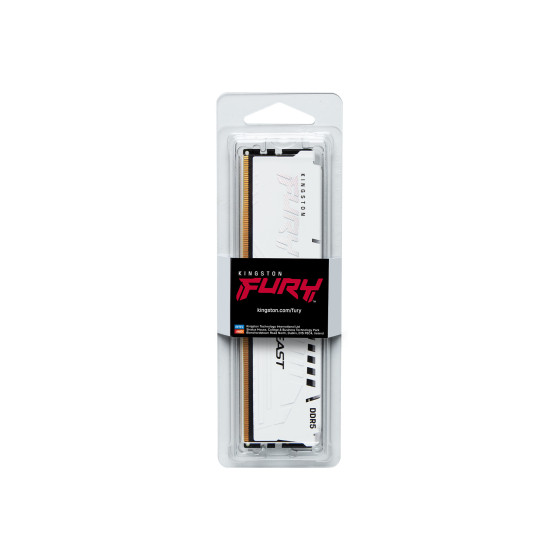 Kingston FURY Beast 16 Go DDR5 6000 MHz CL36 - Blanc