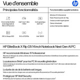 PC portable Professionnel IA 2 en 1 HP EliteBook X Flip G1i 14"