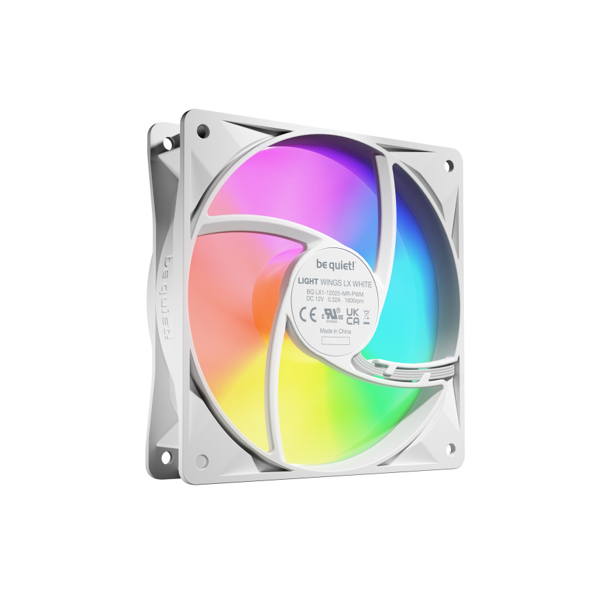 be quiet! Light Wings LX 120 mm PWM Triple Pack - Blanc