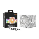 be quiet! Light Wings LX 120 mm PWM Triple Pack - Blanc