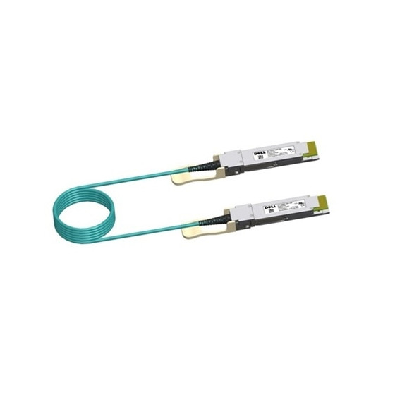 Câble réseau Dell 200GbE QSFP28-DD Active Câble en Optique No FEC 5 m