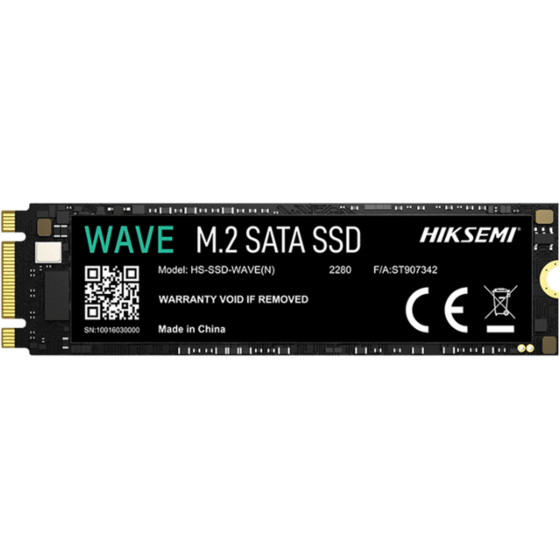 Disque Dur interne SSD Hiksemi Wave(N) M.2 2280 SATA III 1 To (HS-SSD-WAVE-N-1T)
