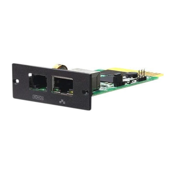 Carte de gestion réseau Vertiv Liebert GXT-MT+ pour accès SNMP et Web à distance (LI38000B020)