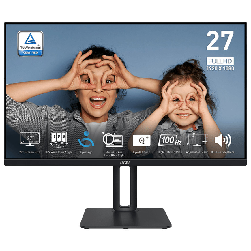 Écran 27" Full HD MSI Pro MP275P (9S6-3PC39M-040)